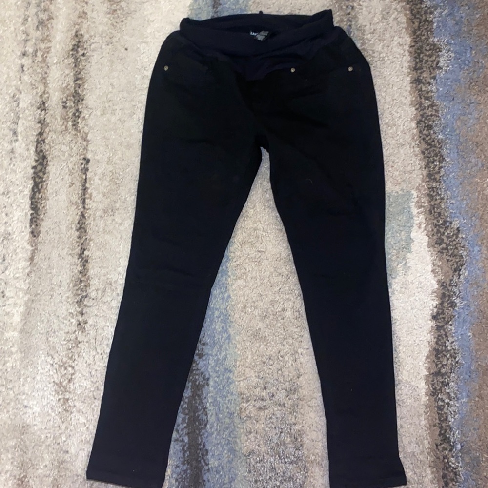 Maternity Black Jeans Jeggings NEW